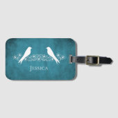Blauw Bagagelabel van vederwild (Voorkant (horizontaal))
