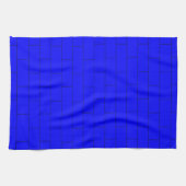 Blauw baksteenontwerp theedoek (Horizontaal)