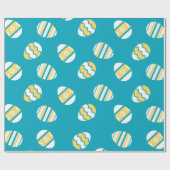 Blauw ballon-cadeaupapier cadeaupapier (Vlak)