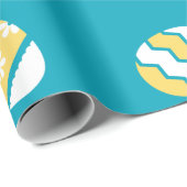 Blauw ballon-cadeaupapier cadeaupapier (Rol Hoek)