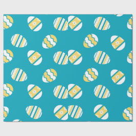 Blauw ballon-cadeaupapier cadeaupapier