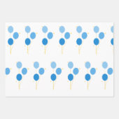 Blauw ballon inpakpapier (Voorkant 2)