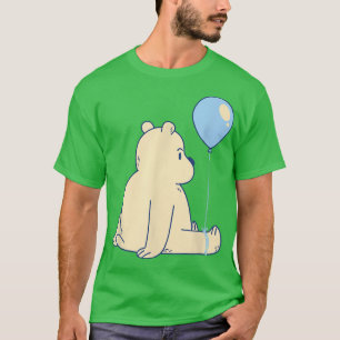 Blauw ballonijs Beer T-shirt