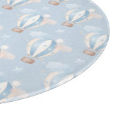 Blauw ballonpatroon snijplank (Hoek)
