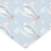 Blauw ballonpatroon tafelkleed (Gekanteld)