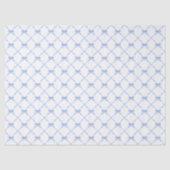 Blauw Bamboe Trellis met Bogen Tissuepapier (Voorkant)