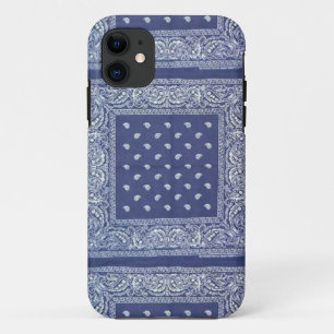 blauw bandana iphone - draagtas Case-Mate iPhone case