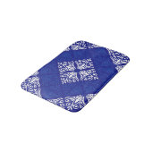 Blauw Bandana-ontwerp Badmat (Gekanteld)