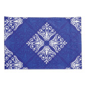 Blauw Bandana-ontwerp Kussensloop (Achterkant-Rechts)