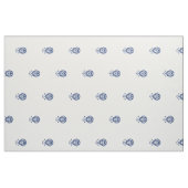  blauw-barokdematonstructuur stof (Fat Quarter)