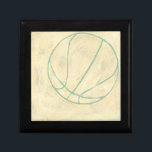 Blauw Basketball door Chariklia Zarris Cadeaudoosje<br><div class="desc">Bounce,  bounce,  pas door met deze blauwe basketbal van Chariklia Zarris. Een eenvoudig ontwerp dat de essentie van de bal weergeeft. Je kunt er misschien geen spelletje mee spelen,  maar het zou een geweldige aanvulling zijn op je muur. Bestel vandaag nog!</div>