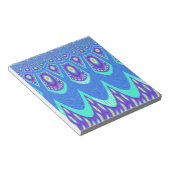 Blauw batik notitieblok (Schuin)