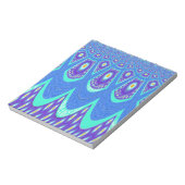 Blauw batik notitieblok (Linkerzijde)