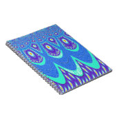 Blauw batik notitieboek (Rechterzijde)