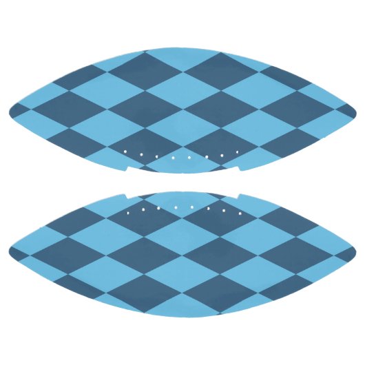 Blauw Bavaria Rhombus vlag patroon American Football (Panelen)