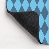 Blauw Bavaria Rhombus vlag patroon Muismat (Hoek)