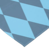 Blauw Bavaria Rhombus vlag patroon Tafelkleed (Gekanteld)