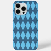Blauw Bavaria Ruit Vlag Patroon Case-Mate iPhone Case (Achterkant)