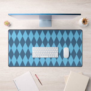Blauw Bavaria Ruit Vlagpatroon Bureaumat