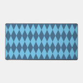 Blauw Bavaria Ruit Vlagpatroon Bureaumat (Voorkant)