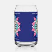 Blauw Bayou Trouwglas Blikvorm Glas (Links)