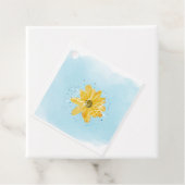 Blauw Bedankt Cadeau Labels (In situ)