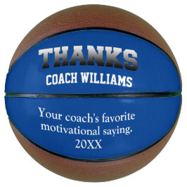 Blauw bedankt Coach Keepomwille Basketbal