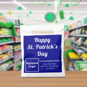 Blauw Bedrijfsmerk, St. Patrick's Day, Papieren ta Bedankzakje