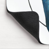 Blauw beeld muismat (Hoek)