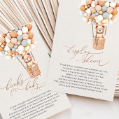 Blauw Beer Display en Boeken Behuizing Kaart