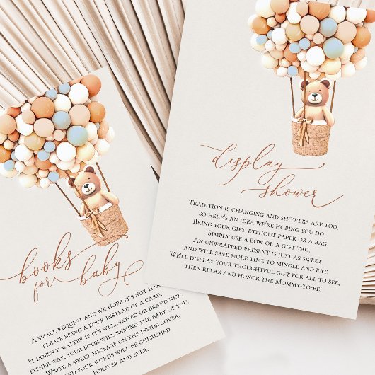 Blauw Beer Display en Boeken Behuizing Kaart