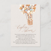 Blauw Beer Display en Boeken Behuizing Kaart (Voorkant)