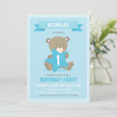 Blauw Beer Elke leeftijd of eerste uitnodiging tot (Staand voorkant)