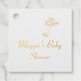 Blauw Beer en Ballonnen Douche Favor Bedankjes Labels