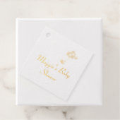 Blauw Beer en Ballonnen Douche Favor Bedankjes Labels (Met doos)