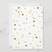 Blauw Beer gouden sterren boven de maan Baby showe Kaart (Achterkant)