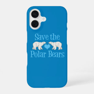  blauw Beer iPhone 16 Hoesje