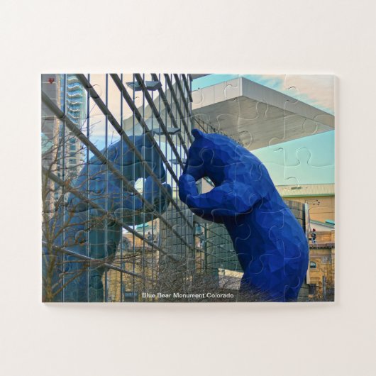 Blauw Beer Monument Colorado Legpuzzel (Horizontaal)