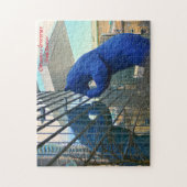 Blauw Beer Monument Denver Jigzaag Puzzle Legpuzzel (Verticaal)