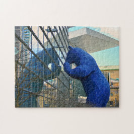 Blauw Beer Monument Denver. Legpuzzel