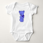 Blauw Beer Romper (Voorkant)