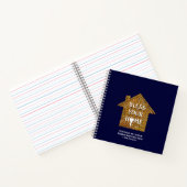 Blauw BEGENAAD UW THUIS Makelaardij Notitieboek (Binnen)