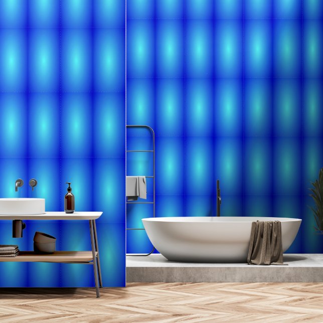 Blauw Behang (Badkamer)