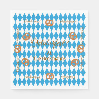 Blauw Beiers Octoberfest Pretzels Servet