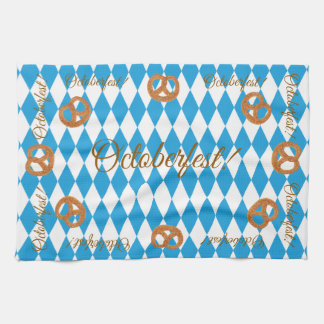 Blauw Beiers Octoberfest Pretzels Theedoek