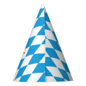 Blauw Beierse verjaardag personaliseren Feesthoedjes (Achterkant)