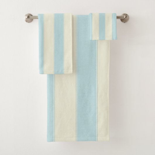 Blauw Beige Badkamer Handdoek Sets (Insitu)