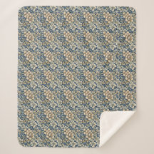 Blauw Beige Groen Chinoiserie Toile Bloem Bloemen