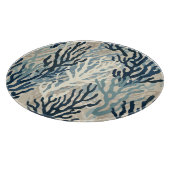 Blauw Beige Koraal Snijplank (Hoek)