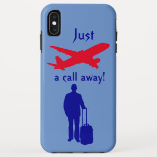 Blauw —bel me Case-Mate iPhone case